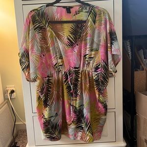 H&M Floral Coverup or Beachy Blouse